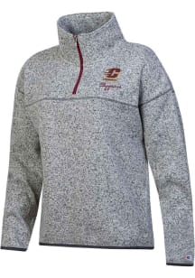 Champion Central Michigan Chippewas Womens Grey Arctic Qtr Zip