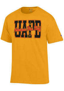 Champion Arkansas Pine Bluff Golden Lions Gold Alternate Logo Short Sleeve T Shirt
