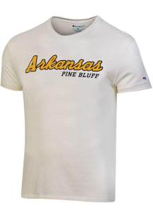 Champion Arkansas Pine Bluff Golden Lions White Script Triblend Short Sleeve Fashion T Shirt