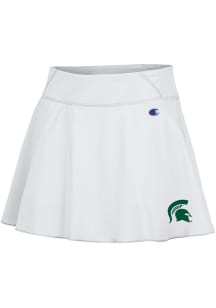 Womens Michigan State Spartans White Champion Tennis Skirt