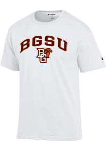Champion Bowling Green Falcons White Arch Mascot Short Sleeve T Shirt