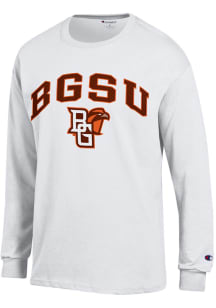 Champion Bowling Green Falcons White Arch Mascot Long Sleeve T Shirt
