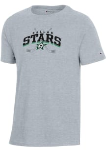 Champion Dallas Stars Youth Grey Clear Gel Cross Sticks Short Sleeve T-Shirt