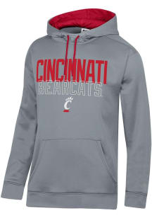 Mens Cincinnati Bearcats Charcoal Champion Stadium Fleece Mesh Lining Long Sleeve Hoodie