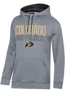 Champion Colorado Buffaloes Mens Charcoal Stadium Fleece Mesh Lining Hood