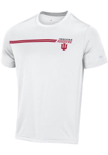 Indiana Hoosiers White Champion Stadium Impact Short Sleeve T Shirt