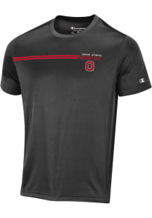 Ohio State Buckeyes Black Champion Stadium Impact Short Sleeve T Shirt