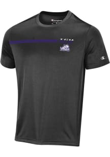 Champion TCU Horned Frogs Black Stadium Impact Short Sleeve T Shirt