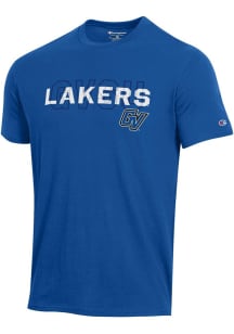 Champion Grand Valley State Lakers Blue Stadium Shadow Short Sleeve T Shirt