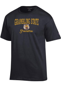 Champion Grambling State Tigers Womens Black Grandma Short Sleeve T-Shirt