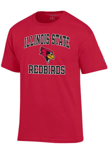 Champion Illinois State Redbirds Red Number 1 Short Sleeve T Shirt