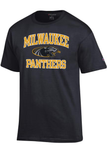 Champion Wisconsin-Milwaukee Panthers Black Number 1 Short Sleeve T Shirt