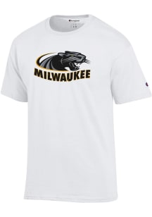 Champion Wisconsin-Milwaukee Panthers White Number 1 Short Sleeve T Shirt