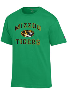 Champion Missouri Tigers Kelly Green Mascot Number One Design Short Sleeve T Shirt