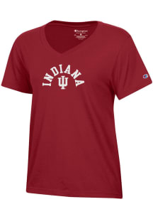 Indiana Hoosiers Cardinal Champion Arch Core Short Sleeve T-Shirt