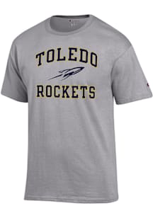Champion Toledo Rockets Charcoal No 1 Graphic Short Sleeve T Shirt