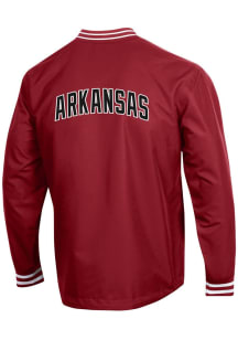 Champion Arkansas Razorbacks Mens Cardinal Super Fan Scout Pullover Pullover Jackets