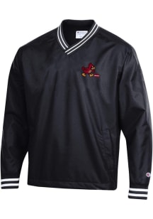 Champion Iowa State Cyclones Mens Black Super Fan Scout Pullover Pullover Jackets