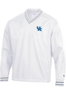 Champion Kentucky Wildcats Mens White Super Fan Scout Pullover Pullover Jackets