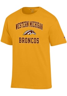 Champion Western Michigan Broncos Gold Core No 1 Short Sleeve T Shirt
