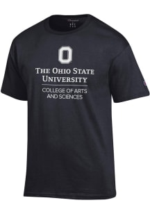 Ohio State Buckeyes Black Champion Arts and Sciences Short Sleeve T Shirt