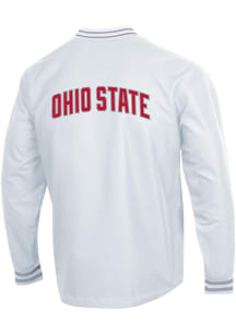 Mens Ohio State Buckeyes White Champion Super Fan Scout Pullover Pullover Jackets