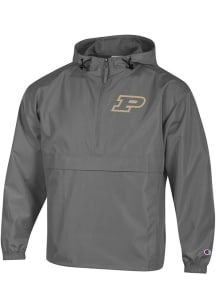 Champion Purdue Boilermakers Mens Grey Packable Light Weight Jacket