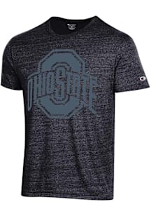 Ohio State Buckeyes Black Champion TONAL LOGO Short Sleeve Fashion T Shirt