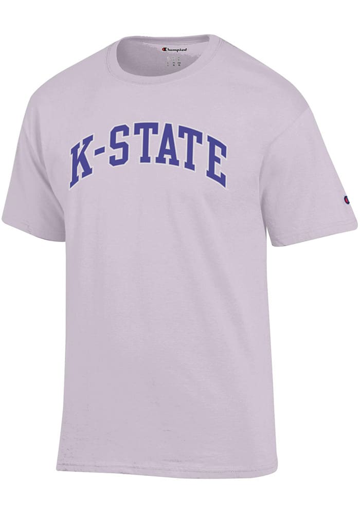 Champion K-State Wildcats Lavender Arch Name Short Sleeve T Shirt