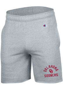 Champion Oklahoma Sooners Mens Grey Powerblend Number One Shorts