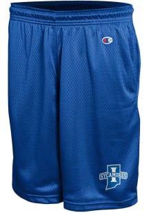 Champion Indiana State Sycamores Mens Blue Primary Logo Mesh Shorts
