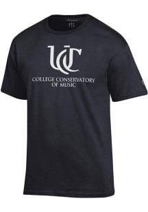 Champion Cincinnati Bearcats Black School of Music Short Sleeve T Shirt