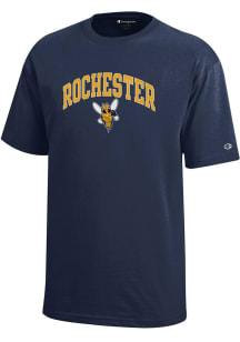 Champion Rochester Yellowjackets Youth Navy Blue No 1 Short Sleeve T-Shirt