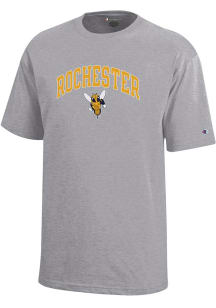 Champion Rochester Yellowjackets Youth Grey No 1 Short Sleeve T-Shirt