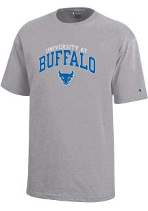 Champion Buffalo Bulls Youth Grey No 1 Short Sleeve T-Shirt