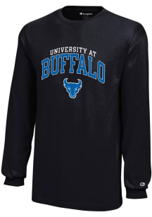 Champion Buffalo Bulls Youth Black No 1 Long Sleeve T-Shirt