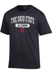 Ohio State Buckeyes Black Champion Alumni Short Sleeve T Shirt