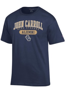 Champion John Carroll Blue Streaks Navy Blue Alumni Pill Short Sleeve T Shirt