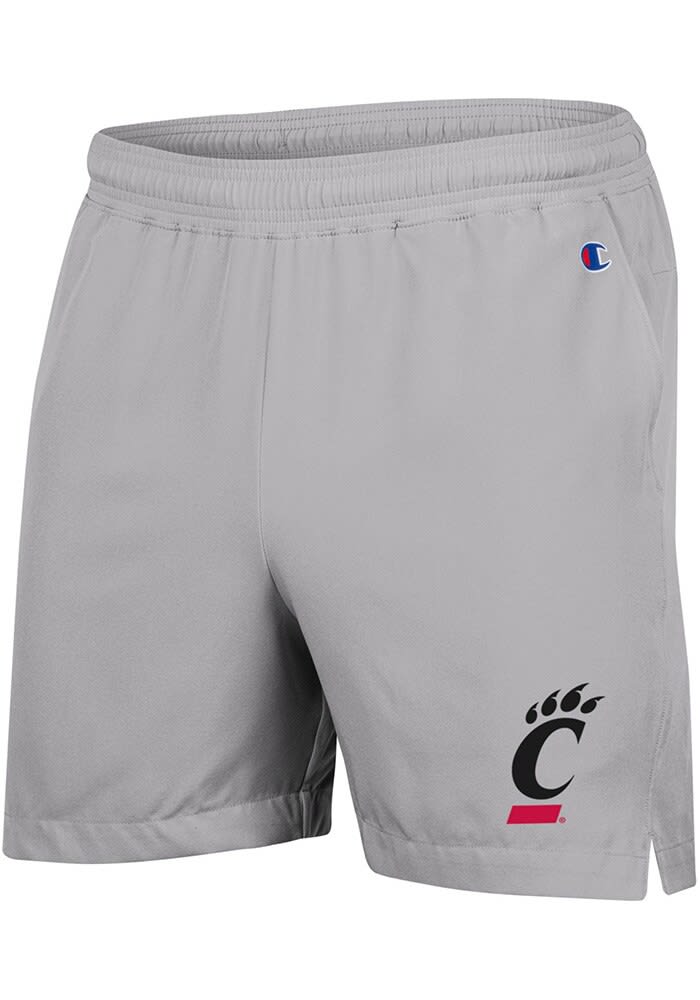 Champion Cincinnati Bearcats Mens Grey Woven Shorts