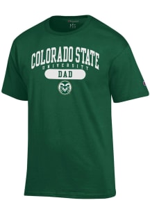 Champion Colorado State Rams Green Dad Pill Short Sleeve T Shirt