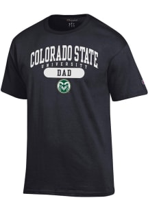 Champion Colorado State Rams Black Dad Pill Short Sleeve T Shirt