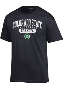 Champion Colorado State Rams Black Grandpa Pill Short Sleeve T Shirt