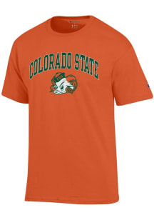 Champion Colorado State Rams Orange Arch Mascot Short Sleeve T Shirt