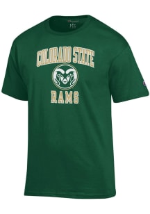 Champion Colorado State Rams Green No 1 Short Sleeve T Shirt