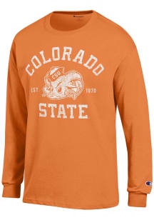 Champion Colorado State Rams Orange No 1 Long Sleeve T Shirt