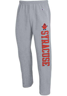 Champion Syracuse Orange Mens Grey Mega Open Bottom Sweatpants