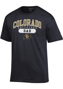 Champion Colorado Buffaloes Black Dad Pill Short Sleeve T Shirt