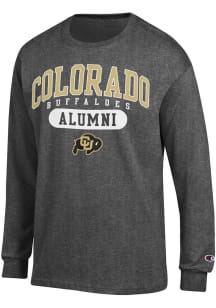 Champion Colorado Buffaloes Charcoal Alumni Pill Long Sleeve T Shirt