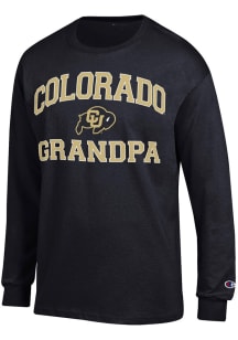 Champion Colorado Buffaloes Black No 1 Grandpa Long Sleeve T Shirt