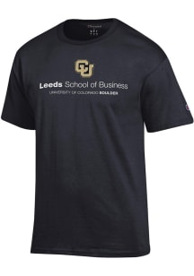 Champion Colorado Buffaloes Black Leeds School of Business Short Sleeve T Shirt